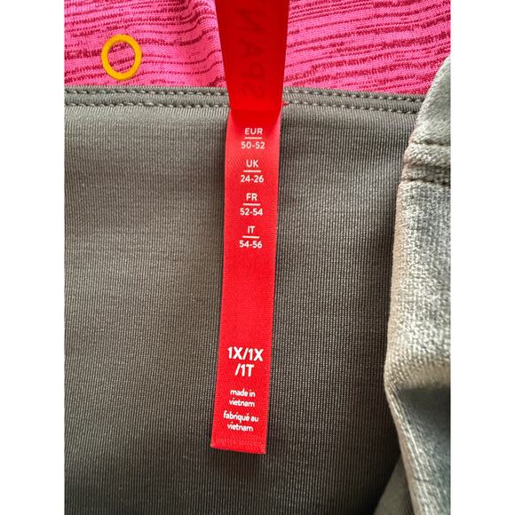 SPANX Olive Green Velvet Waist Slimming Shaping Shapewear Leggings Sz 1X - Picture 4 of 5